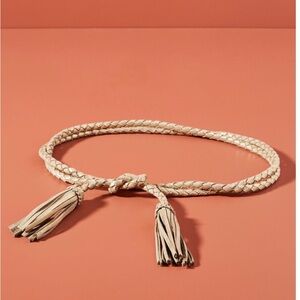 Anthropologie Braided Tan Belt